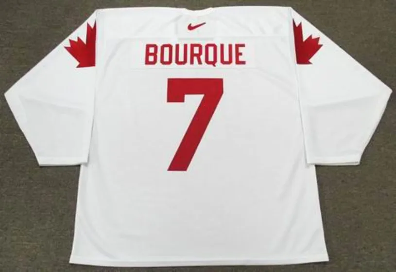 RAYMOND BOURQUE 1987 Team Canada Nike Vintage Throwback Hockey Jersey 