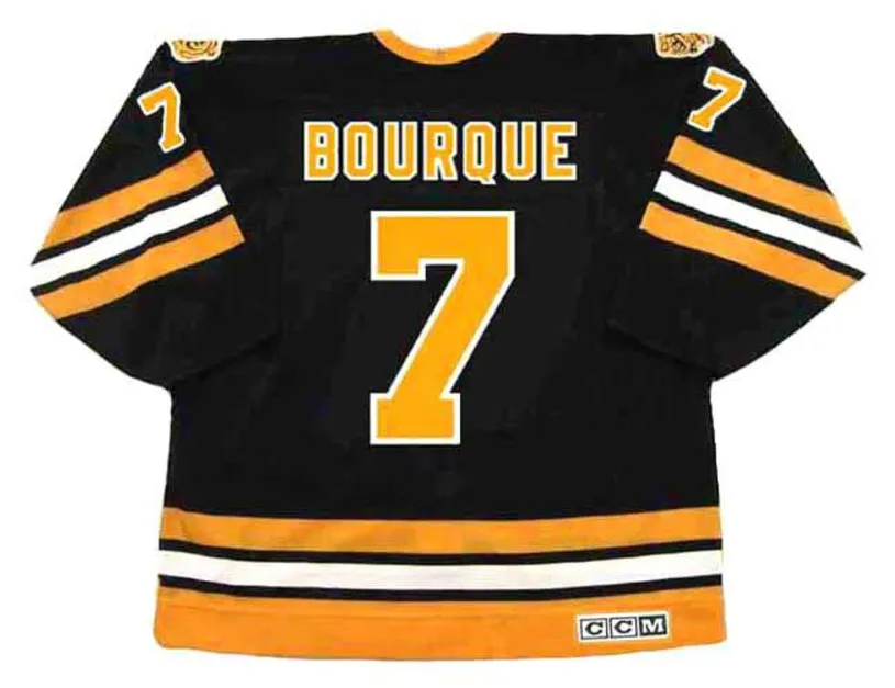 RAYMOND BOURQUE Boston Bruins 1982 CCM Vintage Away NHL Hockey Jersey 