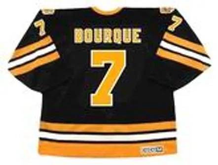 RAYMOND BOURQUE Boston Bruins 1982 CCM Vintage Away NHL Hockey Jersey 