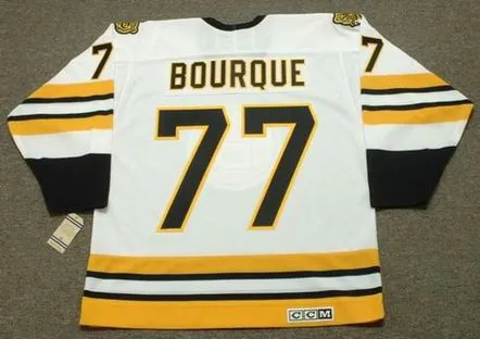 RAYMOND BOURQUE Boston Bruins 1990 Home CCM Throwback NHL Hockey Jersey 