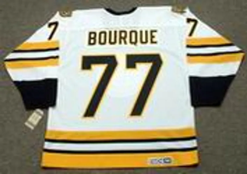 RAYMOND BOURQUE Boston Bruins 1990 Home CCM Throwback NHL Hockey Jersey 
