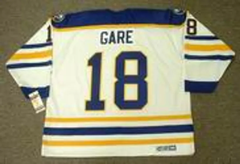 DANNY GARE Buffalo Sabres 1980 Home CCM Vintage NHL Throwback Jersey 