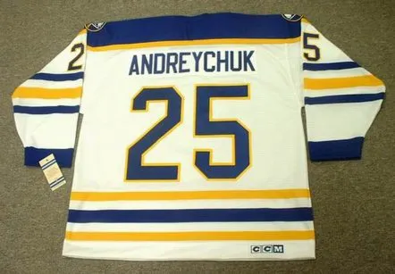 DAVE ANDREYCHUK Buffalo Sabres 1992 Home CCM Vintage NHL Throwback Jersey 