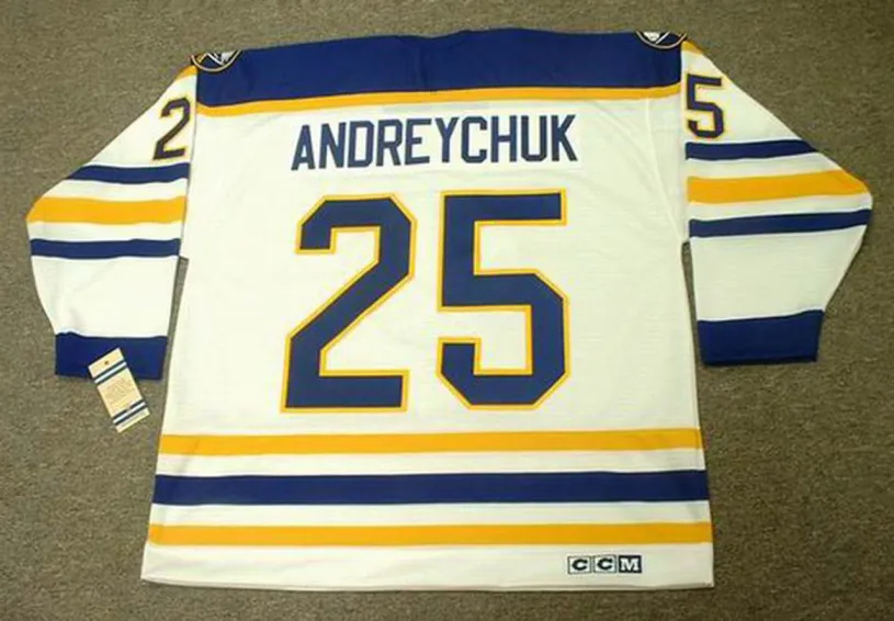 DAVE ANDREYCHUK Buffalo Sabres 1992 Home CCM Vintage NHL Throwback Jersey 