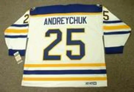 DAVE ANDREYCHUK Buffalo Sabres 1992 Home CCM Vintage NHL Throwback Jersey 