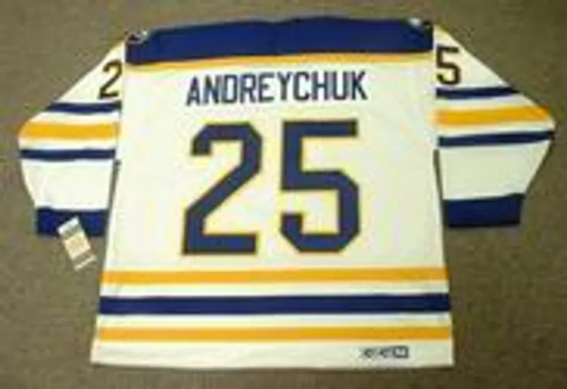 DAVE ANDREYCHUK Buffalo Sabres 1992 Home CCM Vintage NHL Throwback Jersey 