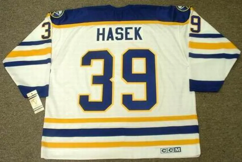 DOMINIK HASEK Buffalo Sabres 1994 Home CCM Vintage Throwback Hockey Jersey 