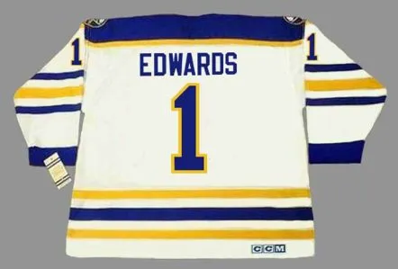 DON EDWARDS Buffalo Sabres 1978 Home CCM Throwback NHL Hockey Jersey 