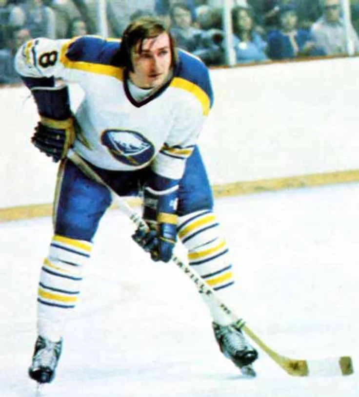 JIM LORENTZ Buffalo Sabres 1974 Home CCM Throwback NHL Hockey Jersey 