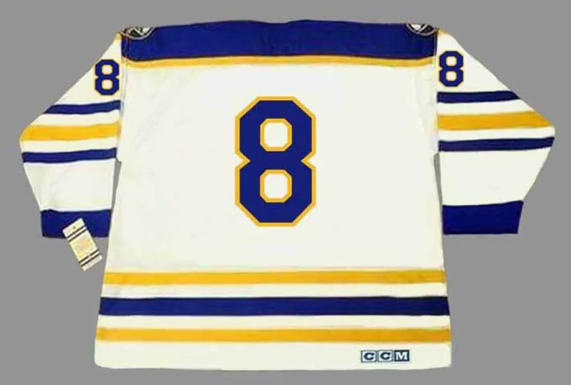 JIM LORENTZ Buffalo Sabres 1974 Home CCM Throwback NHL Hockey Jersey 