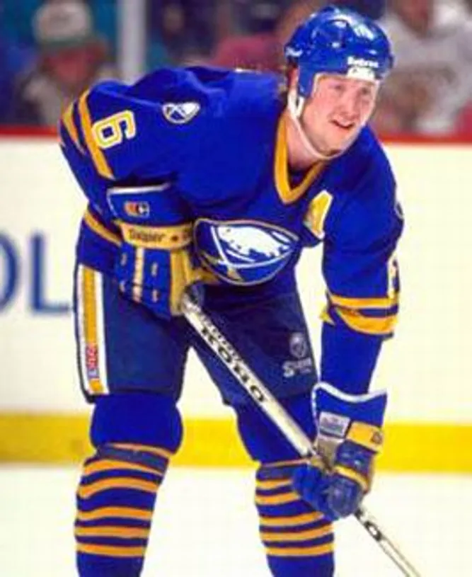 PHIL HOUSLEY Buffalo Sabres 1988 CCM Vintage Throwback Away Hockey Jersey 