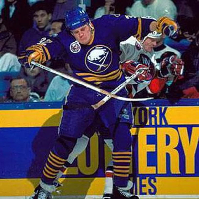 ROB RAY Buffalo Sabres 1992 CCM Vintage Throwback Away Hockey Jersey 