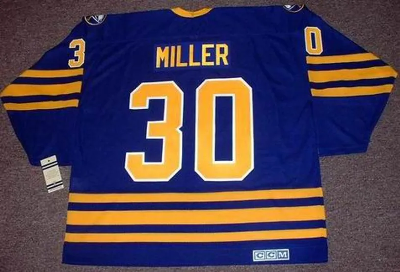 RYAN MILLER Buffalo Sabres 2006 CCM Vintage Throwback NHL Hockey Jersey 