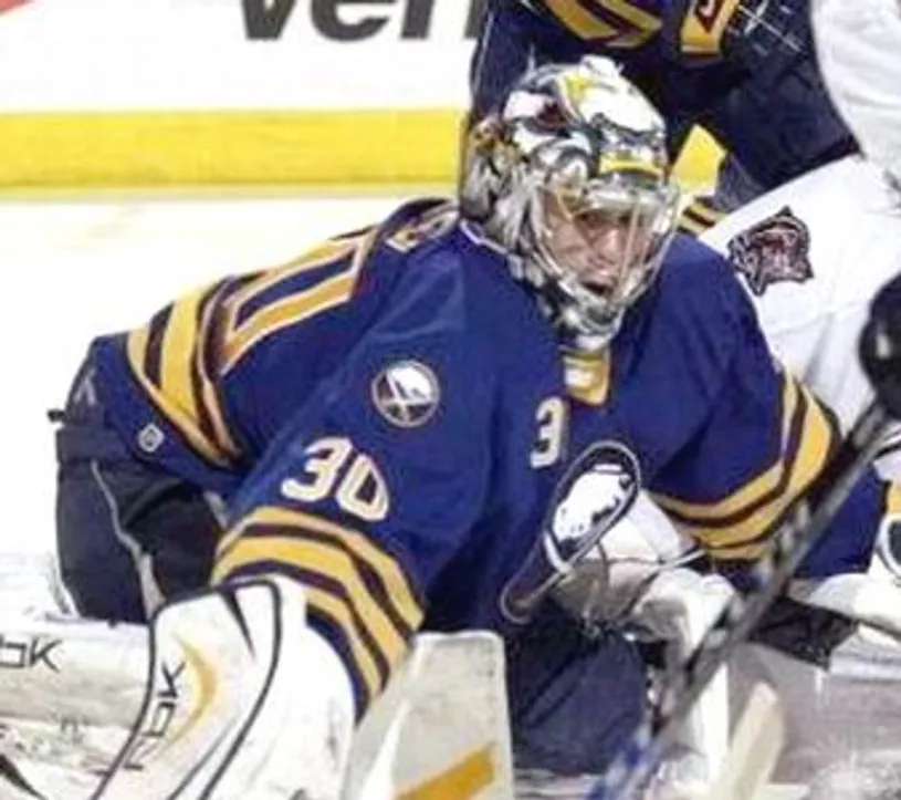 RYAN MILLER Buffalo Sabres 2006 CCM Vintage Throwback NHL Hockey Jersey 