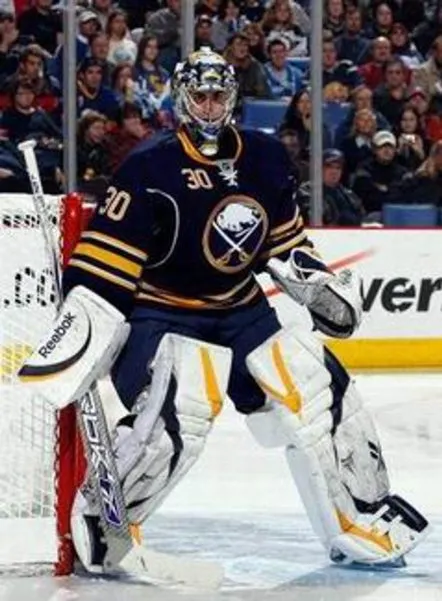 RYAN MILLER Buffalo Sabres 2010 REEBOK Throwback NHL Hockey Jersey 