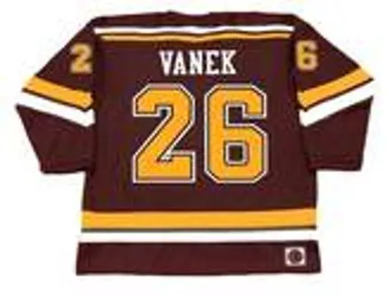 THOMAS VANEK Minnesota Gophers 2003 NCAA Throwback Hockey Jersey 
