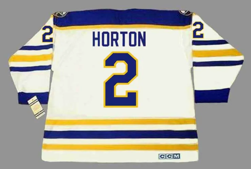 TIM HORTON Buffalo Sabres 1973 Home CCM Throwback NHL Hockey Jersey 