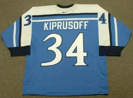 MIIKKA KIPRUSOFF Team Finland Nike Olympic Throwback Hockey Jersey 