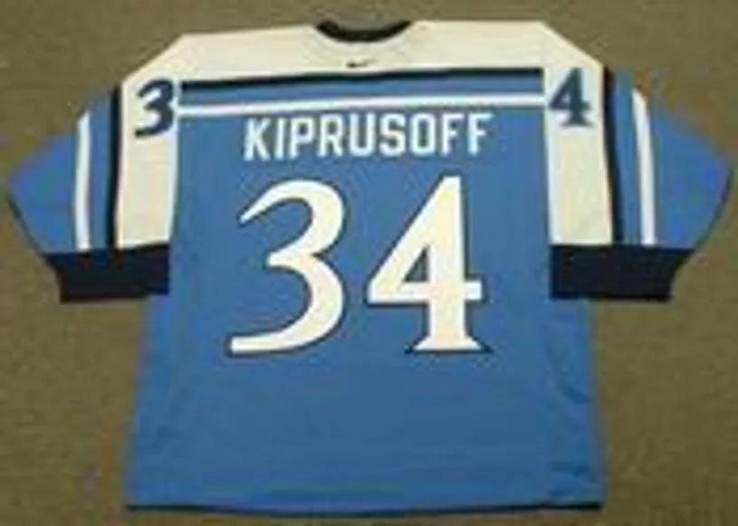 MIIKKA KIPRUSOFF Team Finland Nike Olympic Throwback Hockey Jersey 