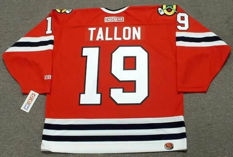 DALE TALLON Chicago Blackhawks 1975 CCM Throwback NHL Hockey Jersey 