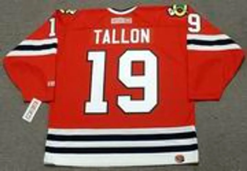 DALE TALLON Chicago Blackhawks 1975 CCM Throwback NHL Hockey Jersey 