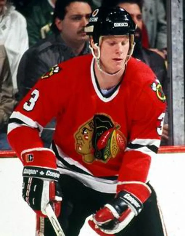 DAVE MANSON Chicago Blackhawks 1988 CCM Throwback NHL Hockey Jersey 