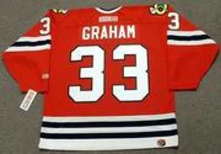 DIRK GRAHAM Chicago Blackhawks 1990 CCM Throwback NHL Hockey Jersey 