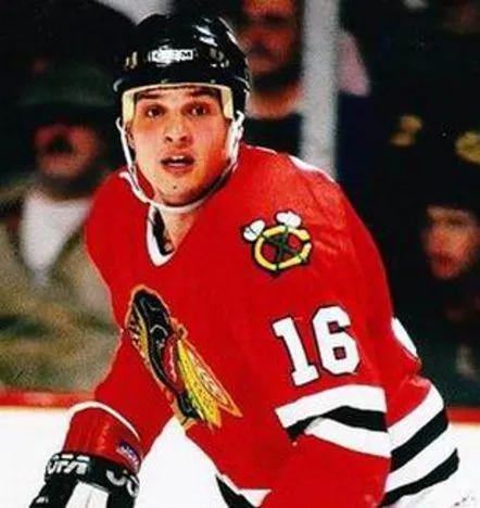 ED OLCZYK Chicago Blackhawks 1985 CCM Throwback NHL Hockey Jersey 