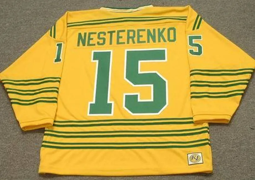 ERIC NESTERENKO Chicago Cougars 1974 WHA Throwback Hockey Jersey 