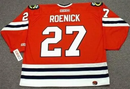 JEREMY ROENICK Chicago Blackhawks 1990 CCM Throwback Away Hockey Jersey 