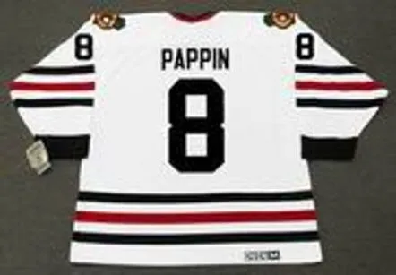JIM PAPPIN Chicago Blackhawks 1969 CCM Vintage Throwback NHL Hockey Jersey 