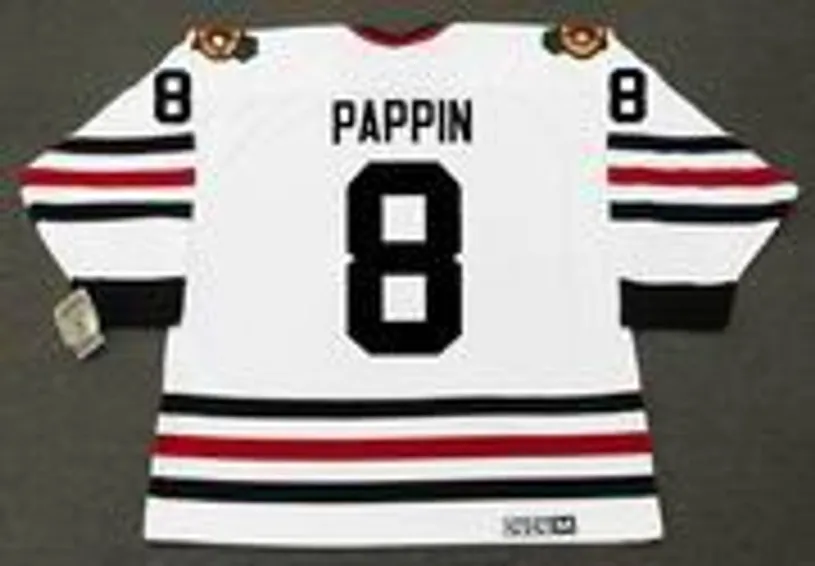 JIM PAPPIN Chicago Blackhawks 1969 CCM Vintage Throwback NHL Hockey Jersey 