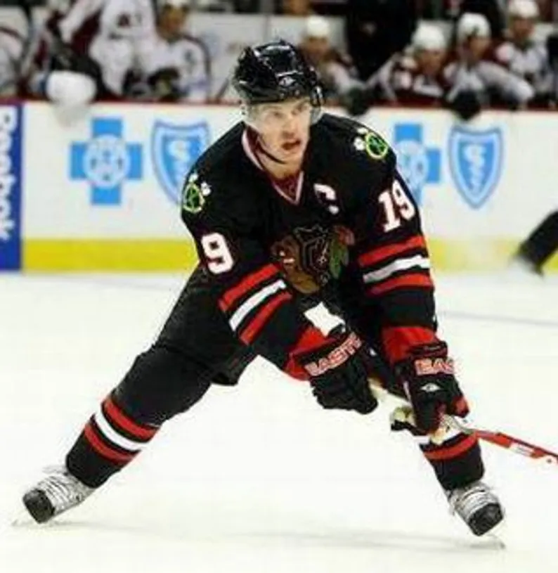 JONATHAN TOEWS Chicago Blackhawks 2009 CCM Alternate Throwback NHL Jersey 