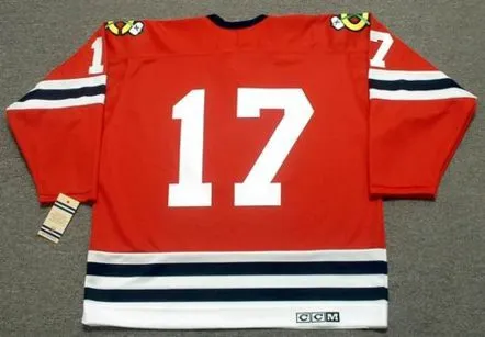 KENNY WHARRAM Chicago Blackhawks 1963 CCM Vintage Throwback NHL Jersey 