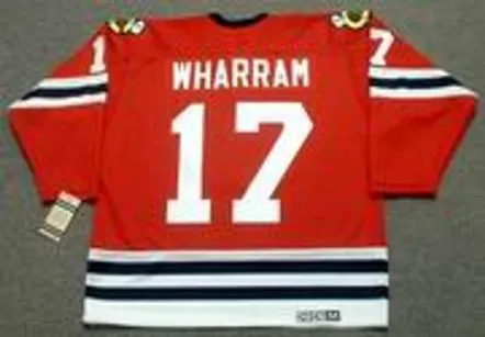 KENNY WHARRAM Chicago Blackhawks 1963 CCM Vintage Throwback NHL Jersey 