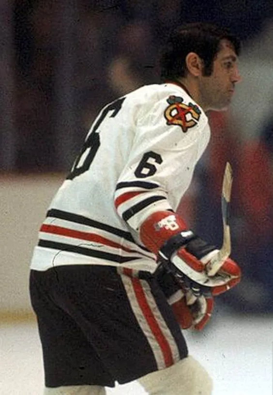 LOU ANGOTTI Chicago Blackhawks 1969 CCM Vintage Throwback NHL Hockey Jersey 