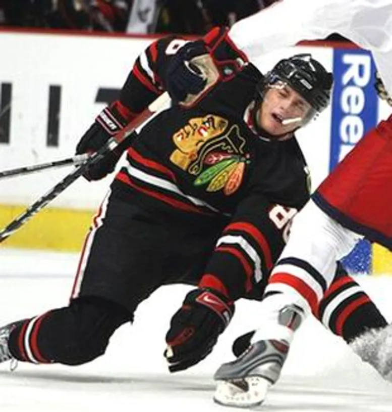 PATRICK KANE Chicago Blackhawks 2009 CCM Alternate Throwback NHL Jersey 