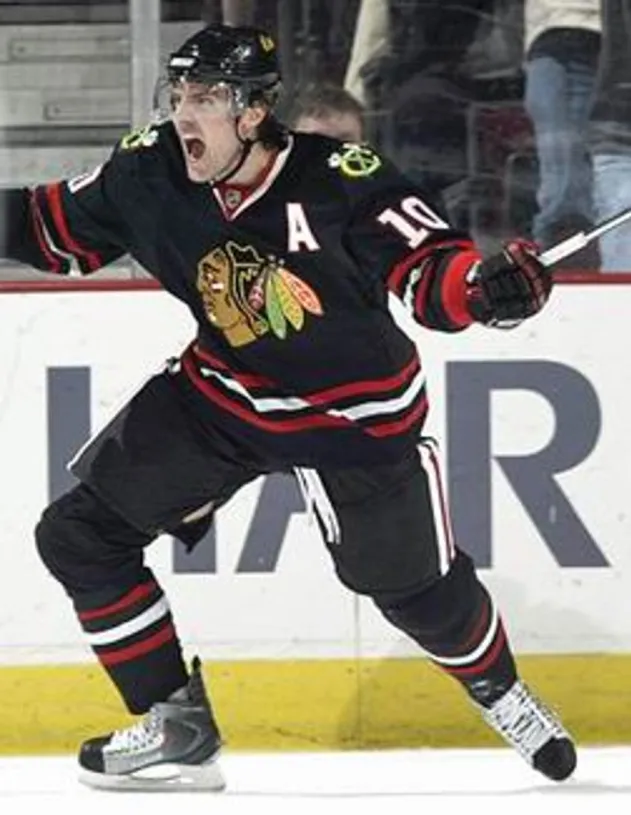 PATRICK SHARP Chicago Blackhawks 2009 CCM Alternate Throwback NHL Jersey 