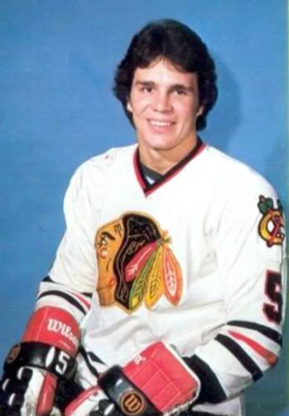 PHIL RUSSELL Chicago Blackhawks 1977 CCM Throwback Home NHL Hockey Jersey 