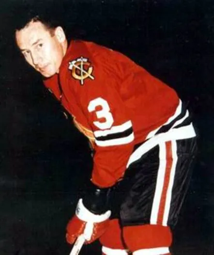 PIERRE PILOTE Chicago Blackhawks 1963 CCM Vintage Throwback NHL Jersey 
