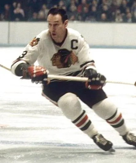PIERRE PILOTE Chicago Blackhawks 1967 CCM Vintage Throwback NHL Hockey Jersey 