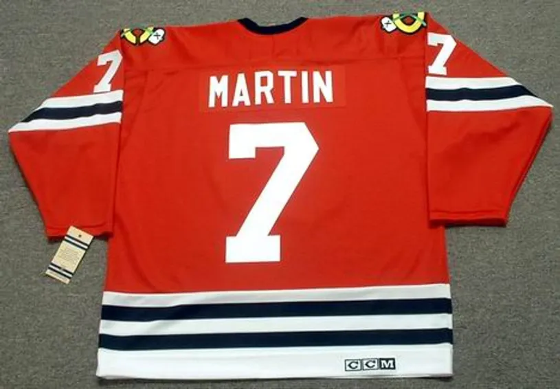 PIT MARTIN Chicago Blackhawks 1960’s CCM Vintage Throwback NHL Jersey 