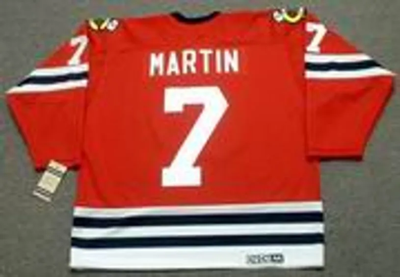 PIT MARTIN Chicago Blackhawks 1960’s CCM Vintage Throwback NHL Jersey 