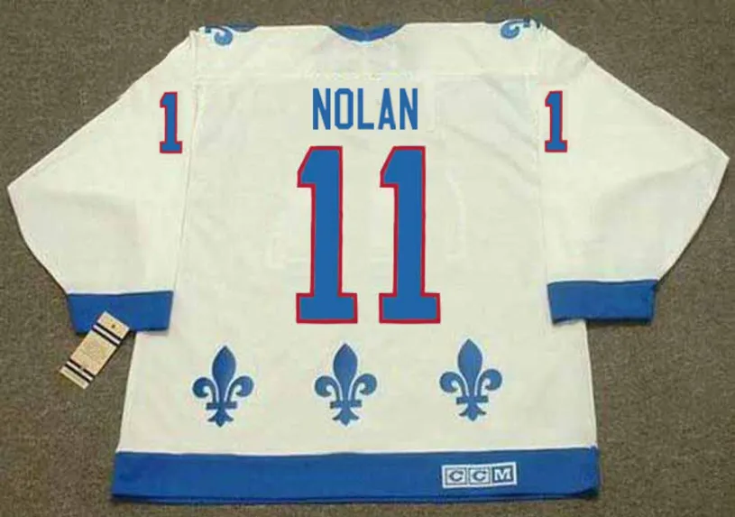 OWEN NOLAN Quebec Nordiques 1994 Home CCM Throwback NHL Hockey Jersey 