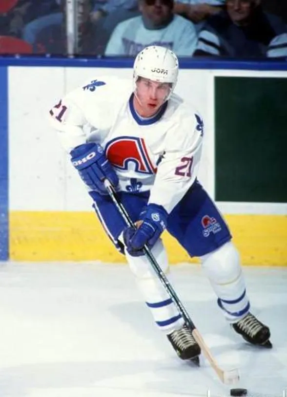 PETER FORSBERG Quebec Nordiques 1994 Home CCM Throwback NHL Hockey Jersey 