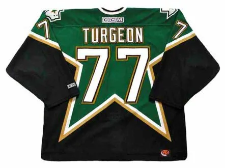 PIERRE TURGEON Dallas Stars 2003 CCM Throwback NHL Hockey Jersey 