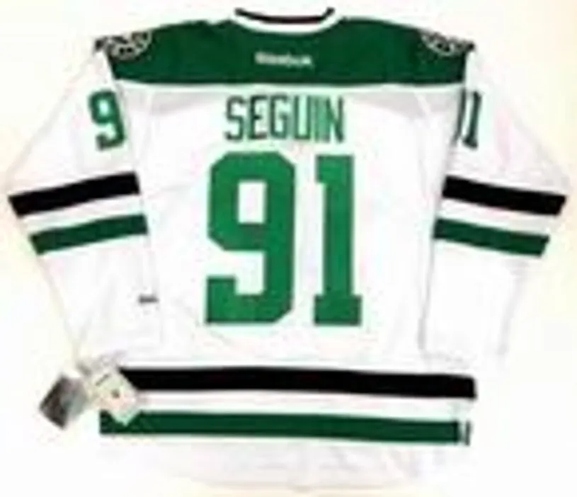 TYLER SEGUIN Dallas Stars 2015 REEBOK Throwback Away NHL Hockey Jersey 
