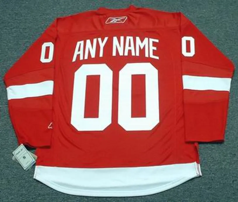 DETROIT RED WINGS Reebok 2010 NHL Jersey Customized with “Any Name & Number(s)” 