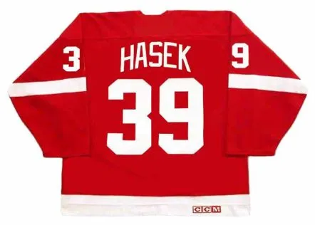 DOMINIK HASEK Detroit Red Wings 2002 Away CCM Throwback Hockey Jersey 