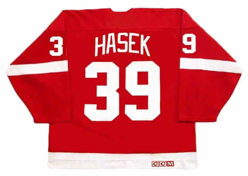 DOMINIK HASEK Detroit Red Wings 2002 Away CCM Throwback Hockey Jersey 